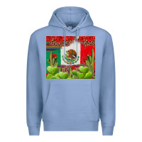 Colony Blue Mexican Flag Premium Hoodie - texasbilliewilder