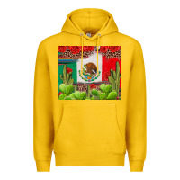 Lemon Mexican Flag Premium Hoodie - texasbilliewilder