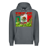 Rock Mexican Flag Premium Hoodie - texasbilliewilder