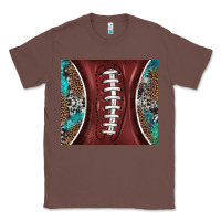 Chestnut western pattern and american football Classic Tee - BarkalooDesign