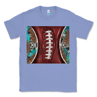 Colony Blue western pattern and american football Classic Tee - BarkalooDesign