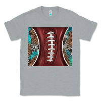 Heather Grey western pattern and american football Classic Tee - BarkalooDesign