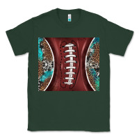 Sports Green western pattern and american football Classic Tee - BarkalooDesign