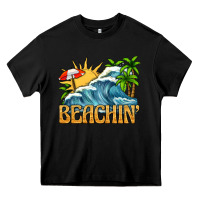 Black beachin Heavy Core Tee - texasbilliewilder