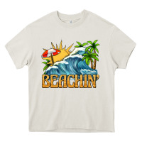 Cream beachin Heavy Core Tee - texasbilliewilder