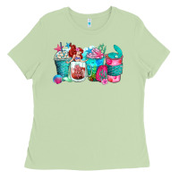 Matcha mermaid coffee cups Ladies Tee - Zillion Design Studio