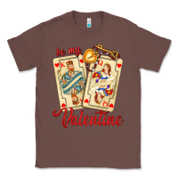 Chestnut be my valentine with playing cards and key Classic Tee - AdoDesignShop