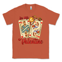 Copper be my valentine with playing cards and key Classic Tee - AdoDesignShop