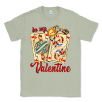 Matcha be my valentine with playing cards and key Classic Tee - AdoDesignShop