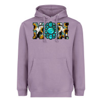 Lavender Sunflower Turquoise Gemstone Cowhide Mom Heavyweight Hoodie - Bettercallsaul