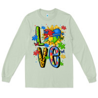 Matcha autism love Long Sleeve Tee - MaliasSmallBusiness