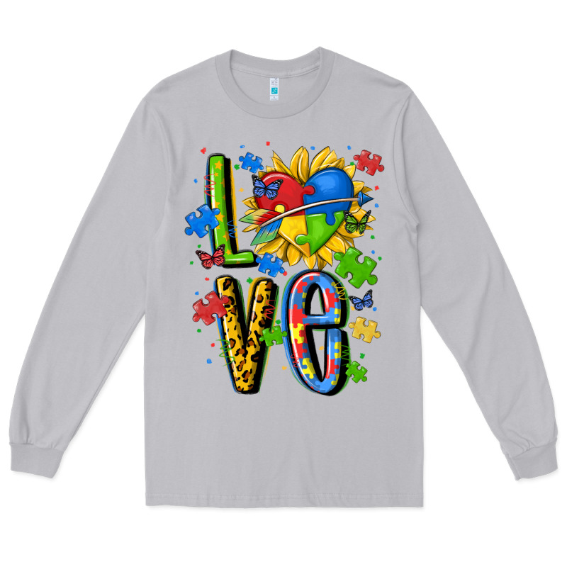Autism Love Long Sleeve Tee by MaliasSmallBusiness | Teevron