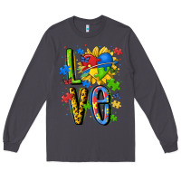 Smoke autism love Long Sleeve Tee - MaliasSmallBusiness