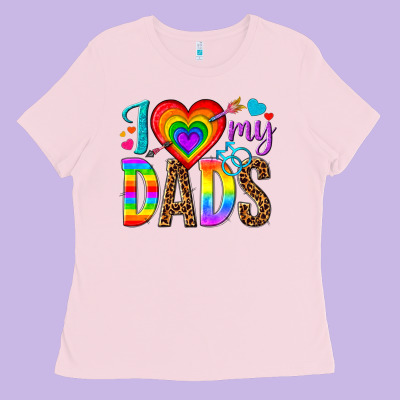 I Love My Dads Ladies Tee Designed By Texasbilliewilder