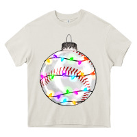 Cream Christmas baseball Heavy Core Tee - RanaPortraitStore