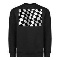 Black race flag 3200x2400 Heavyweight Sweatshirt - AdoDesignShop