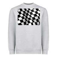Heather Grey race flag 3200x2400 Heavyweight Sweatshirt - AdoDesignShop