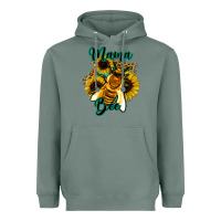 Sage Leopard Sunflower Western Mama Bee Heavyweight Hoodie - Bettercallsaul