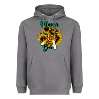 Leopard Sunflower Western Mama Bee Heavyweight Hoodie | Teevron