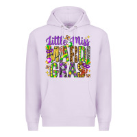 Lilac Little miss Mardi Gras Premium Hoodie - NancyCooperArtShop