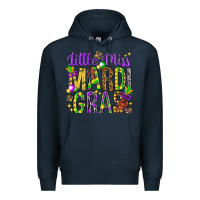 Navy Little miss Mardi Gras Premium Hoodie - NancyCooperArtShop