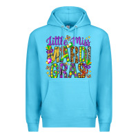 Ocean Blue Little miss Mardi Gras Premium Hoodie - NancyCooperArtShop