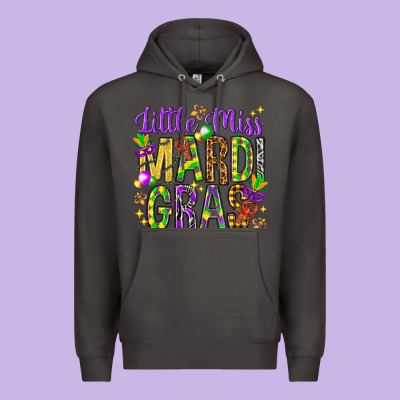 Little Miss Mardi Gras Premium Hoodie Designed By Nancycooperartshop