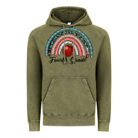Vintage Olive fourth grade rainbow Vintage Hoodie - RanaPortraitStore