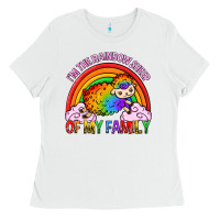 White i m the rainbow sheep of my family pride lgbtq Ladies Tee - texasbilliewilder
