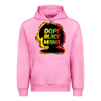 Fuchsia Pink Dope black mama Urban Hoodie - HowdyJamesFarm
