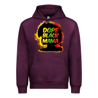 Mauve Wine Dope black mama Urban Hoodie - HowdyJamesFarm