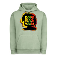 Pigment Oil Green Dope black mama Urban Hoodie - HowdyJamesFarm