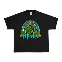 Black western cactus and sunflower mama rainbow Urban Heavy Tee - Artiststas
