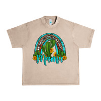 French Oak western cactus and sunflower mama rainbow Urban Heavy Tee - Artiststas