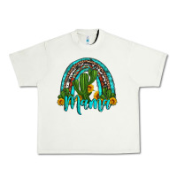 Pistachio western cactus and sunflower mama rainbow Urban Heavy Tee - Artiststas