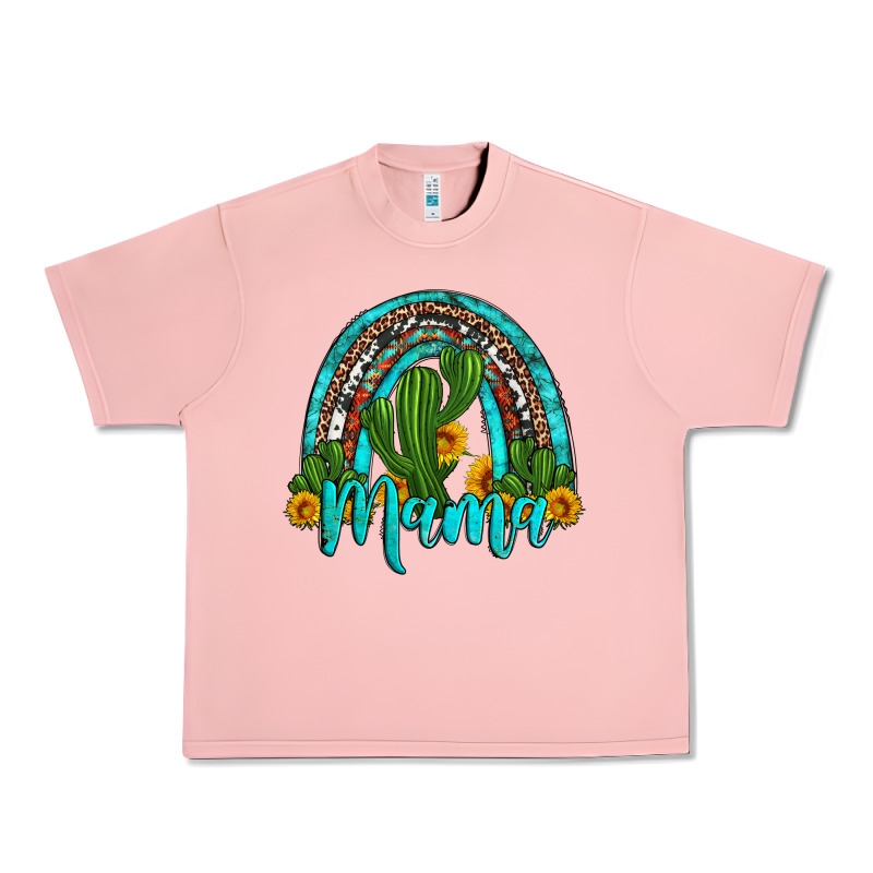 Western Cactus And Sunflower Mama Rainbow Urban Heavy Tee by Artiststas | Teevron