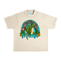 Sandshell western cactus and sunflower mama rainbow Urban Heavy Tee - Artiststas