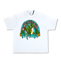 White western cactus and sunflower mama rainbow Urban Heavy Tee - Artiststas