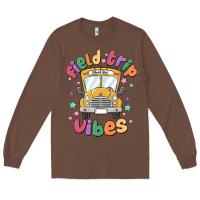 Chestnut field trip vibes Long Sleeve Tee - MaliasSmallBusiness