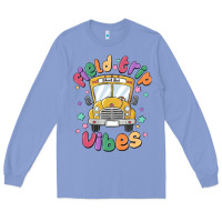 Colony Blue field trip vibes Long Sleeve Tee - MaliasSmallBusiness