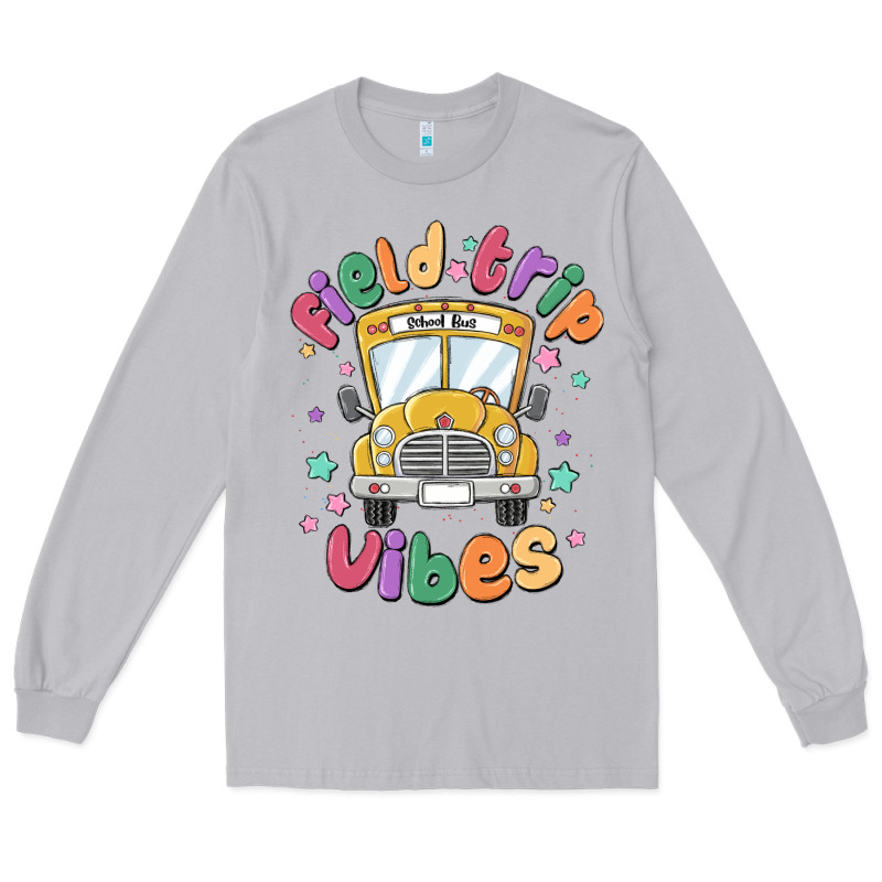 Field Trip Vibes Long Sleeve Tee by MaliasSmallBusiness | Teevron