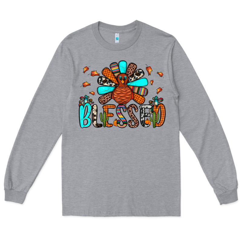 Blessed Turkey Long Sleeve Tee by JahusDesignShop | Teevron
