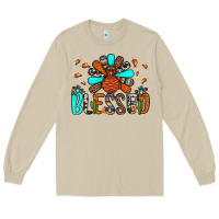 Mushroom blessed turkey Long Sleeve Tee - JahusDesignShop