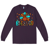 Plum blessed turkey Long Sleeve Tee - JahusDesignShop