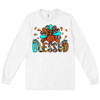 White blessed turkey Long Sleeve Tee - JahusDesignShop