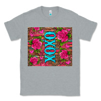Heather Grey xoxo valentine's day pink roses and hearts Classic Tee - Jasminsmagicworld