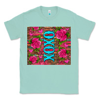 Seafoam xoxo valentine's day pink roses and hearts Classic Tee - Jasminsmagicworld