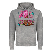 Cloud Rock pink cowgirl hat and roses Vintage Hoodie - AdoDesignShop