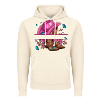 Vintage Artic pink cowgirl hat and roses Vintage Hoodie - AdoDesignShop