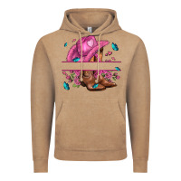 Vintage Coffee pink cowgirl hat and roses Vintage Hoodie - AdoDesignShop